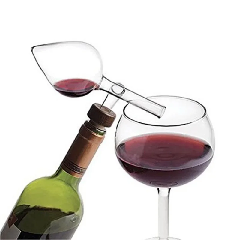Wine Aerator Pour - جهاز صب زجاجات النبيذ الأحمر المحمول،