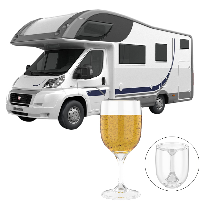 Wine & Beer Guayaquil - RV المحمولة كأس للنبيذ كأس قابل