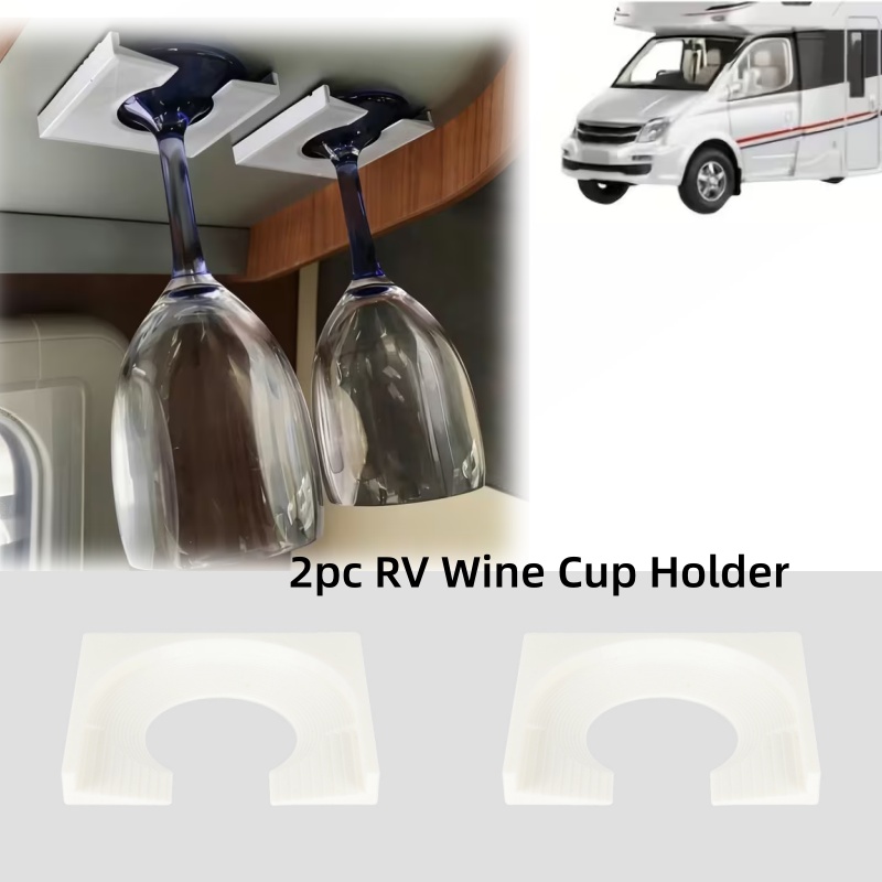 Wine & Beer Guayaquil - حامل كؤوس النبيذ للمركبات الترفيهية والكرفانات،