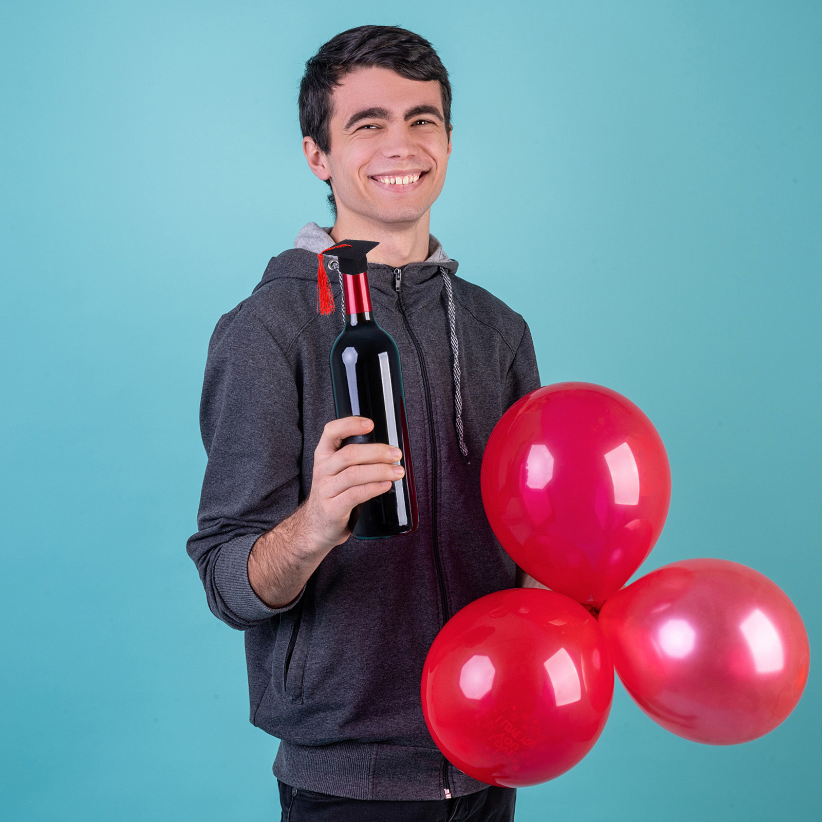 1 مجموعة غطاء زجاجة نبيذ على ش - مراجعة Wine Beer Hat وسعره