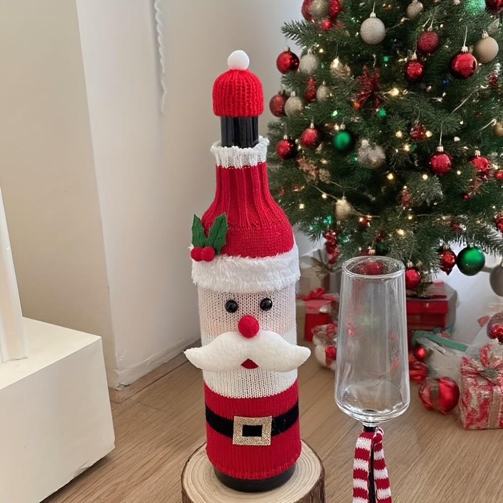 غطاء زجاجة نبيذ محبوك مع قبعة  - مراجعة Wine Beer Hat وسعره