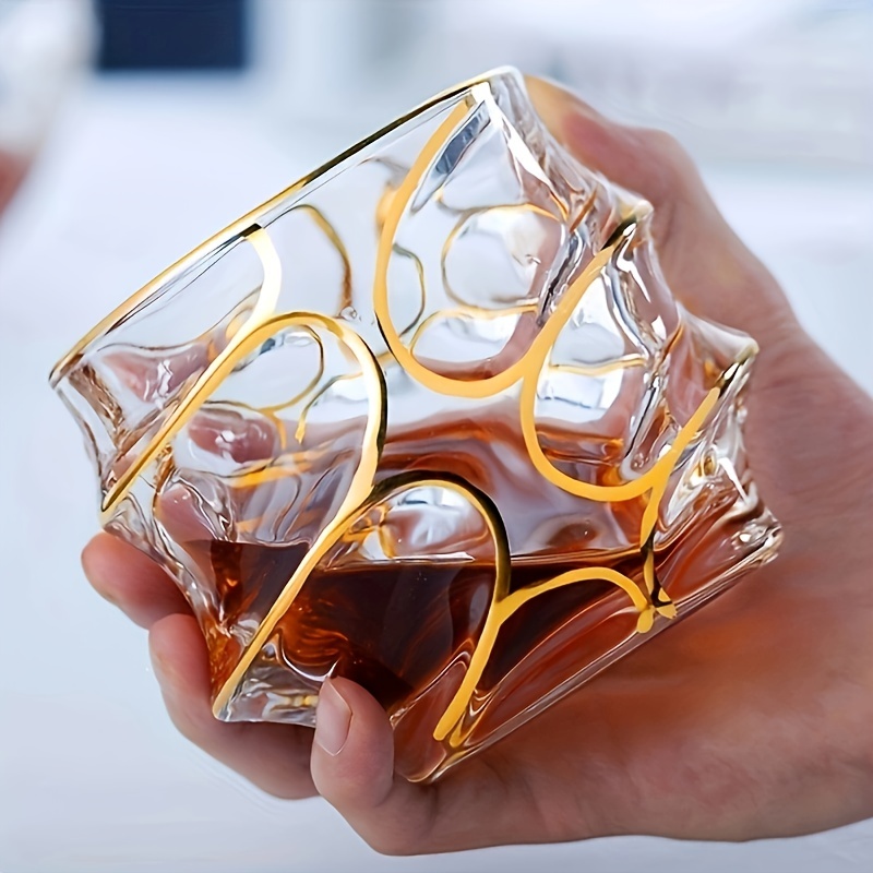 كأس ويسكي زجاجي بخط ذهبي، أكوا - مراجعة Whisky Beer And Wine وسعره