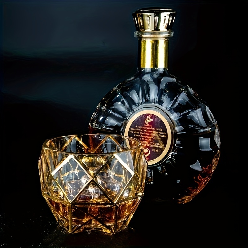 كأس ويسكي زجاجي بخط ذهبي، أكوا - مراجعة Whisky Beer And Wine وسعره