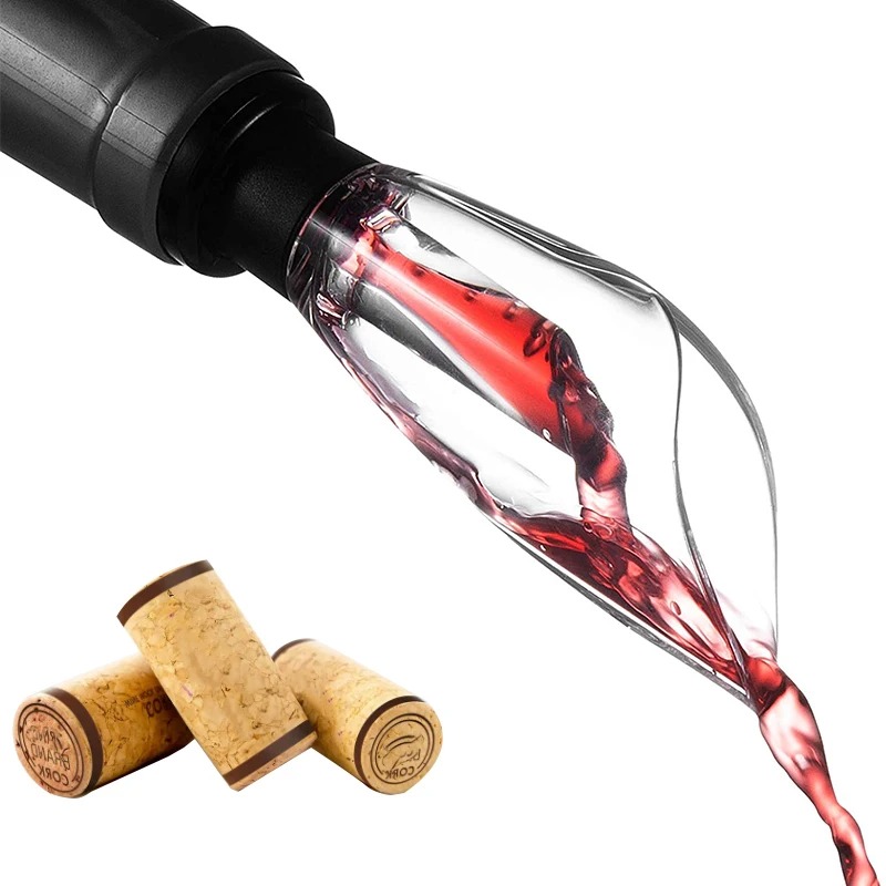 جديد ماجيك إناء نبيذ النبيذ ال - مراجعة Wine Aerator Pour وسعره