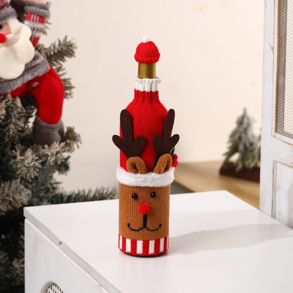 غطاء زجاجة نبيذ محبوك مع قبعة  - مراجعة Wine Beer Hat وسعره