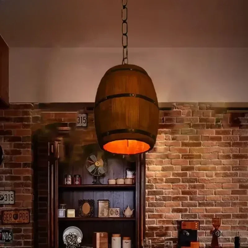 مصباح ريفي عتيق، ثريا خشبية مع - مراجعة Wine & Beer Guayaquil وسعره