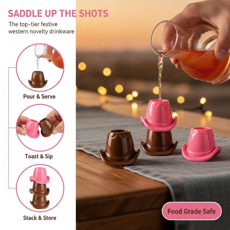 أكواب نبيذ على شكل قبعة رعاة ا - مراجعة Wine Beer Hat وسعره