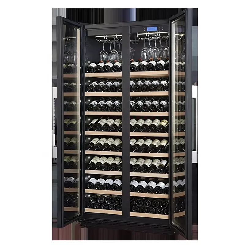 ثلاجة نبيذ كبيرة السعة 735 لتر - مراجعة Wine Beer Dual Zone وسعره
